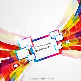 摘要背景彩色正方形