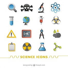 科学的图标集