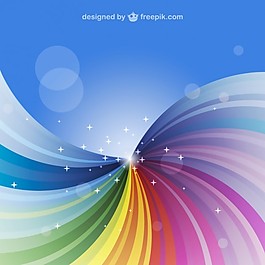 五顏六色的螺旋背景
