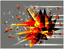 锋利的水晶爆炸
