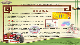 家庭美滿(mǎn)展板