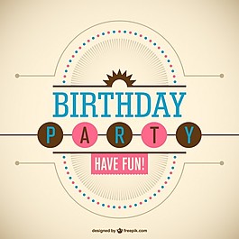 生日聚會(huì)的邀請(qǐng)