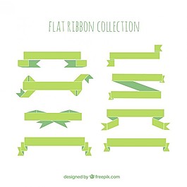 綠色的平坦的復(fù)古色帶