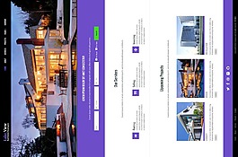 紫色酒店模板