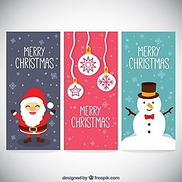 下雪的圣誕節(jié)橫幅