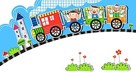 卡通兒童插畫