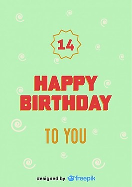生日快樂，明信片，復古風格