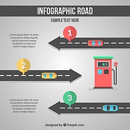 在平坦道路設(shè)計(jì)圖表