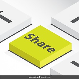 3D分享按鈕