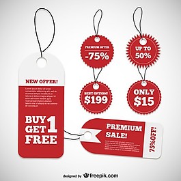 折扣产品标签