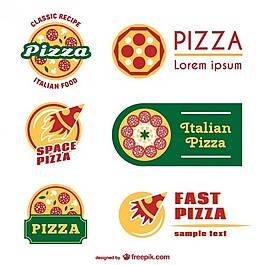 比薩logo模板