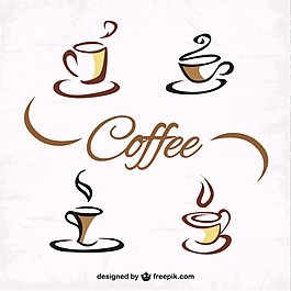 手拉的咖啡杯