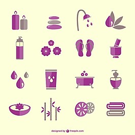 水療療法元素圖標(biāo)