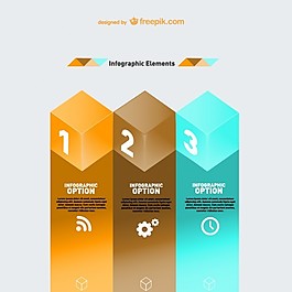 現(xiàn)代幾何infography模板