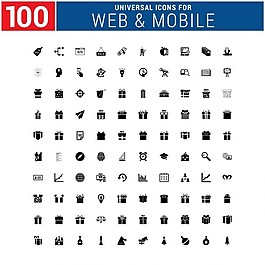 100介紹和圖表圖標(biāo)