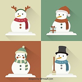收集的雪人