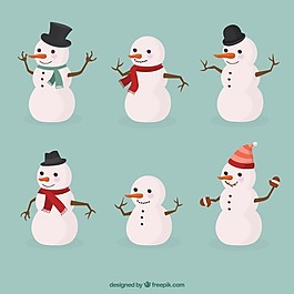 收集的雪人