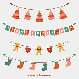 可愛(ài)的圣誕花環(huán)