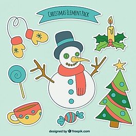圣誕貼紙包