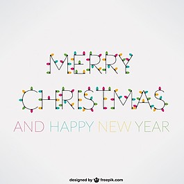 簡約的圣誕卡