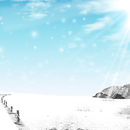 冬季浪漫雪花背景