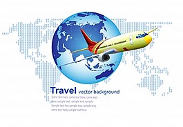 飛機(jī)旅行背景