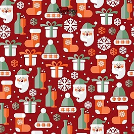 可愛的圣誕節(jié)圖案背景
