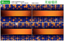 閃耀的圓形碟片字幕條背景循環(huán)素材HD