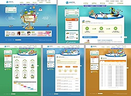 童趣插画版头网页设计