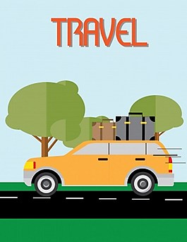 旅行中的汽车