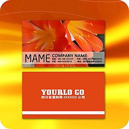 橙色花企業(yè)名片