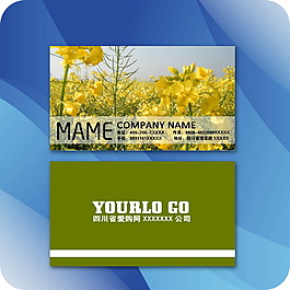油菜花風(fēng)格企業(yè)名片
