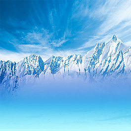 雪山素材