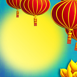 元旦灯笼广告