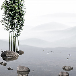 淘宝清新茶叶背景