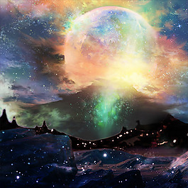 梦幻绚丽背景