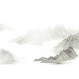 中國風山水畫主圖