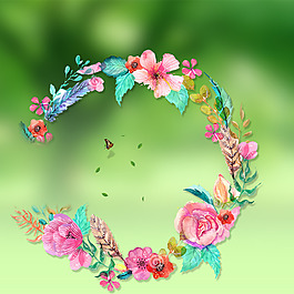 清新背景設(shè)計素材圖片