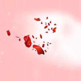 浪漫情人節(jié)花瓣背景