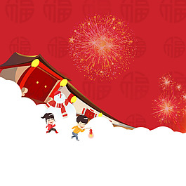 中國風(fēng)促銷推廣主圖背景圖