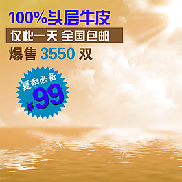 簡約促銷模板