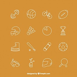 體育圖標集