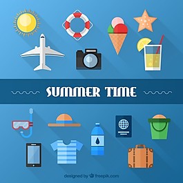 夏天的時間元素