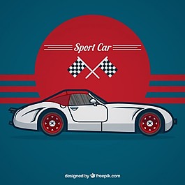 跑車的插圖
