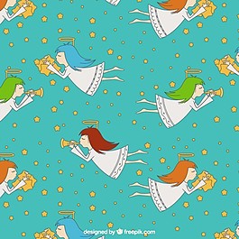 飞翔的天使的插图