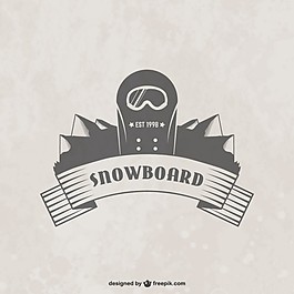 單板滑雪徽章