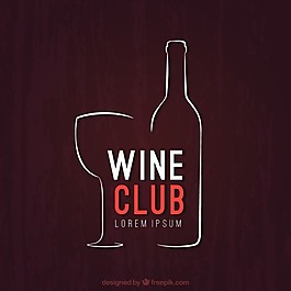粗略的葡萄酒俱樂部標(biāo)志