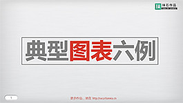 6套質(zhì)感圖表案例ppt模板