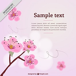 手繪櫻花