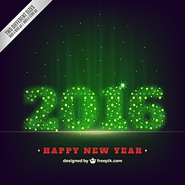 2016背景的绿色照明